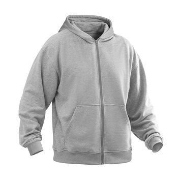 Худі на застібці з капюшоном Oversize. Сірий 843-gr-s фото