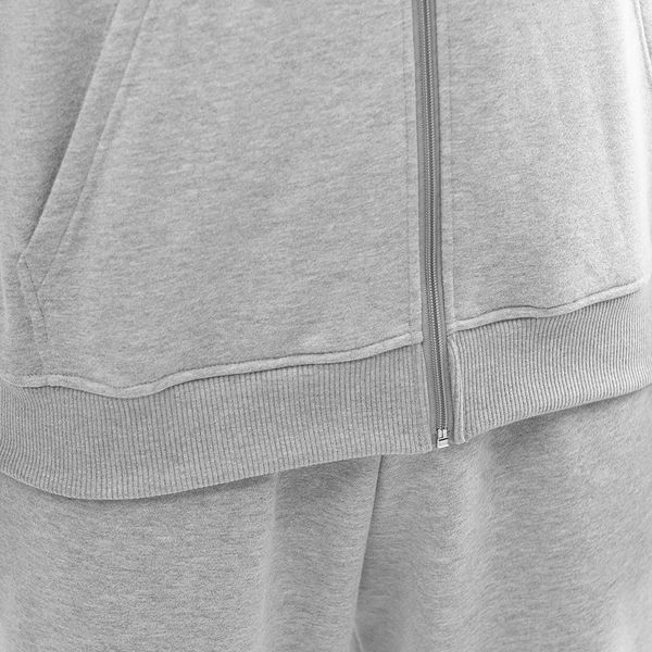 Худі на застібці з капюшоном Oversize. Сірий 843-gr-s фото