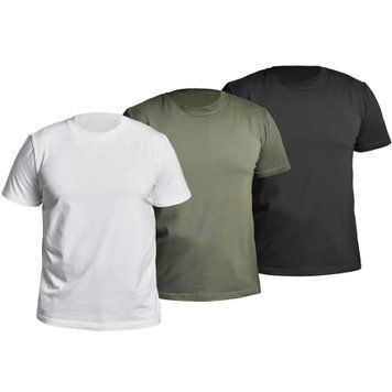 Комплект футболок Tactical Comfort Tee. Чорний, Олива, Білий 3шт 820-bow-s фото