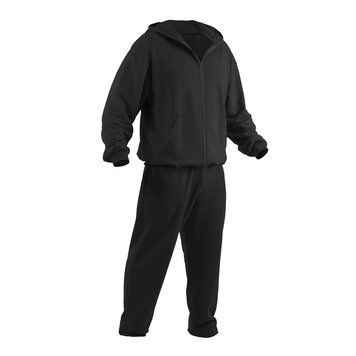 Спортивний костюм з худі. Чорний 843857-b-s фото